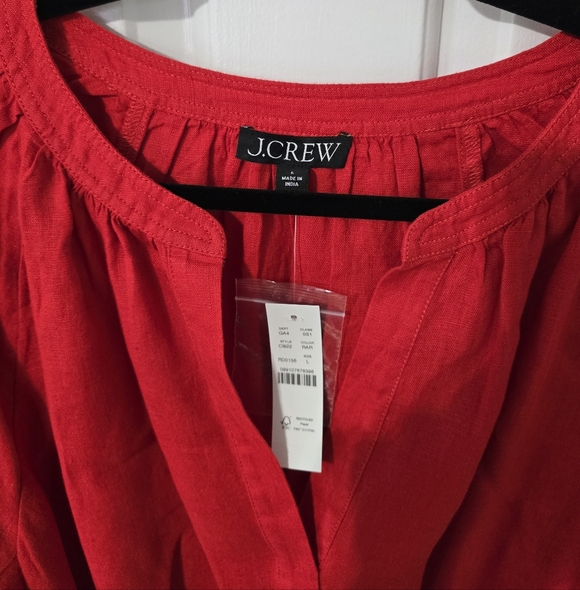 Linen Cabana Mini Dress Size Large - Picture 4 of 5